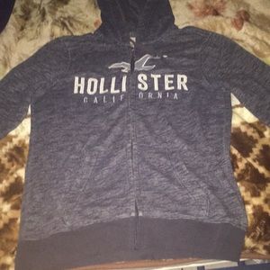 Blue Camo Hollister hoodie